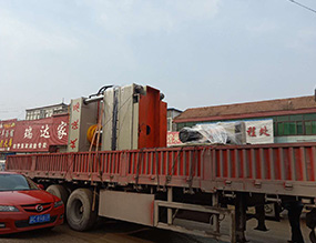 辽宁锦州客户500吨四柱液压机发货现场